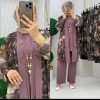 طقم عصري أنيق بثلاث قطع سبور شيك – لمسة راقية للمحجبات