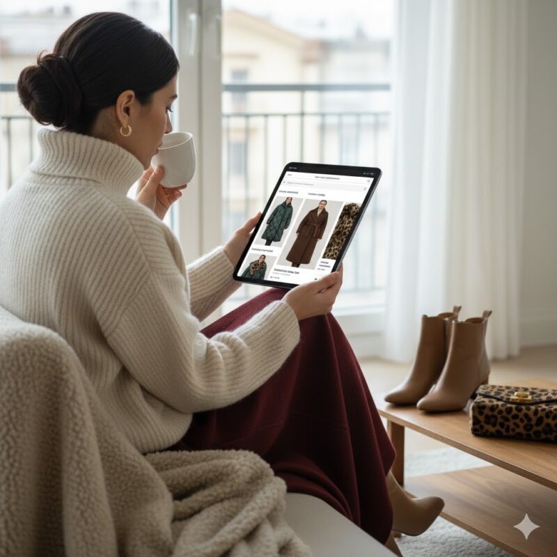 أكثر موديلات الملابس النسائية طلباً في التسوق الإلكتروني لشتاء 2025